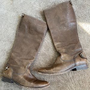Frye Melissa Button Back Zip Boots size 7.5